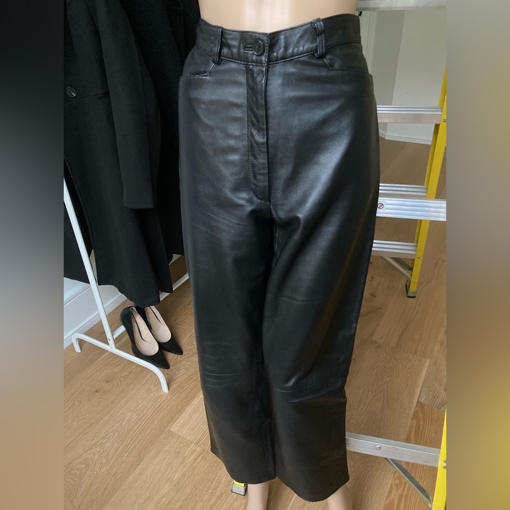 Flash by BFC Black Leather Pants